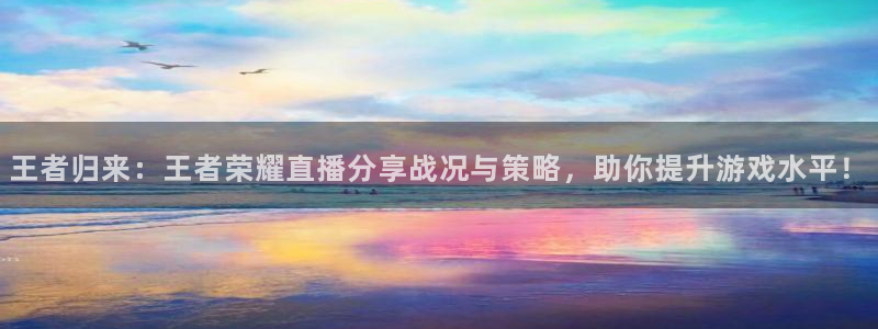 24直播免费足球直播视频：王者归来：王者荣耀直播分享战况与策略，助你提升游戏水平！