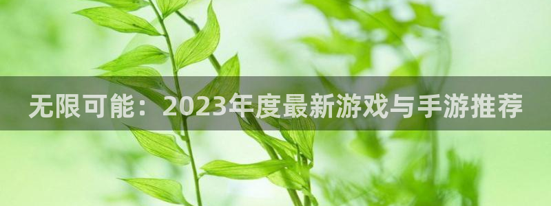 杏悦2会员申请入口：无限可能：2023年度最新游戏与手游推荐
